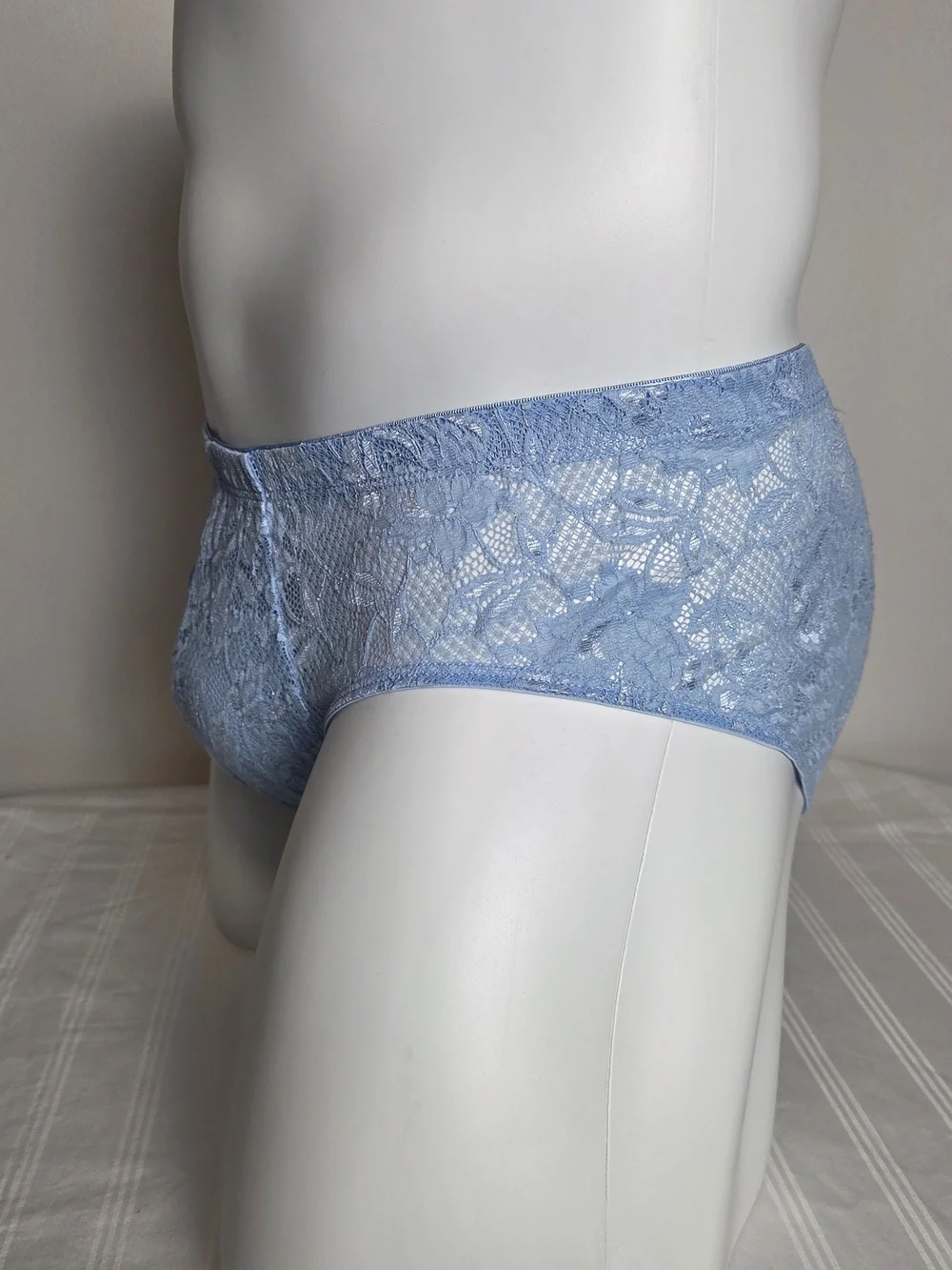 Cosabella Light Blue Lace Men's Briefs